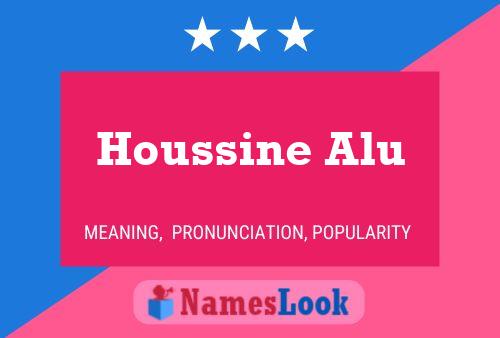 Poster del nome Houssine Alu