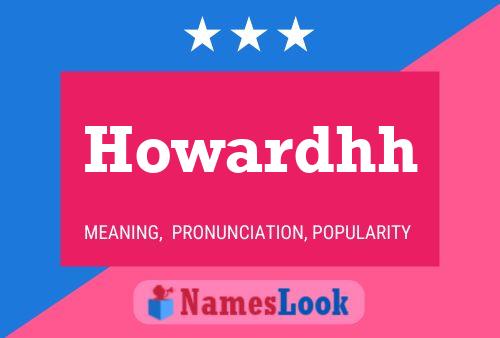 Poster del nome Howardhh