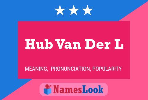 Poster del nome Hub Van Der L