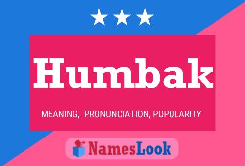 Poster del nome Humbak