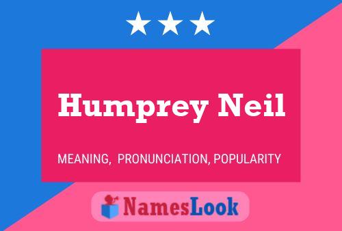 Poster del nome Humprey Neil