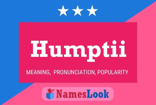 Poster del nome Humptii