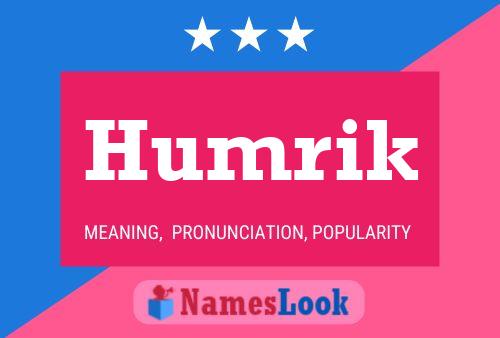 Poster del nome Humrik