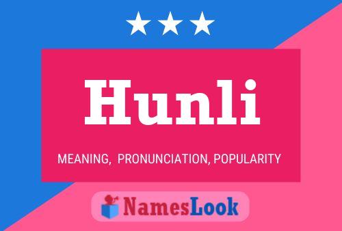 Poster del nome Hunli