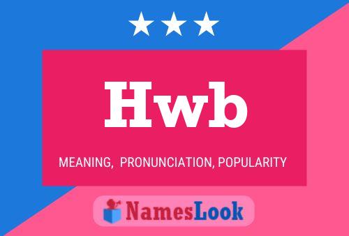 Poster del nome Hwb