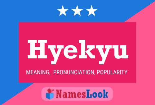 Poster del nome Hyekyu