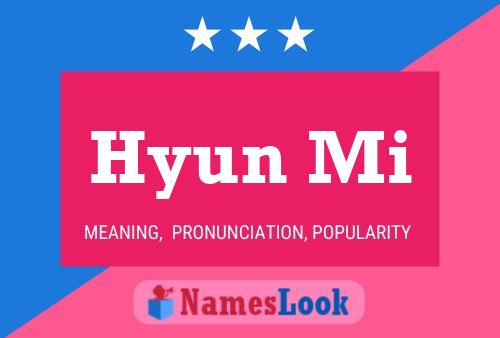 Poster del nome Hyun Mi