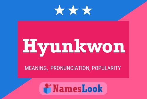 Poster del nome Hyunkwon