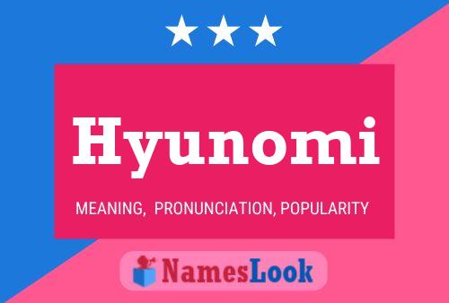 Poster del nome Hyunomi