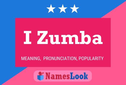 Poster del nome I Zumba