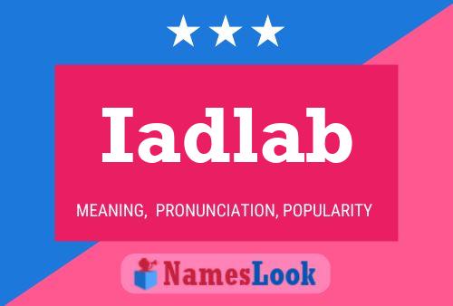 Poster del nome Iadlab