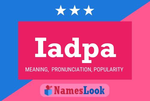 Poster del nome Iadpa