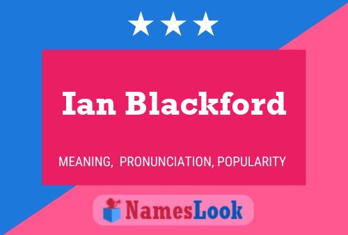 Poster del nome Ian Blackford