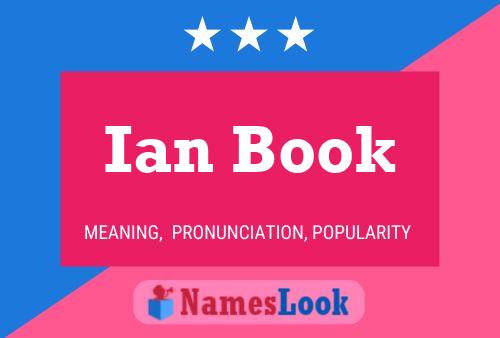 Poster del nome Ian Book