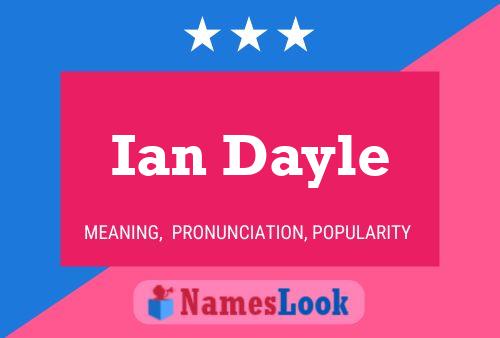 Poster del nome Ian Dayle