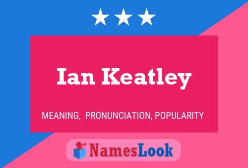 Poster del nome Ian Keatley