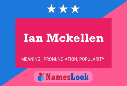 Poster del nome Ian Mckellen