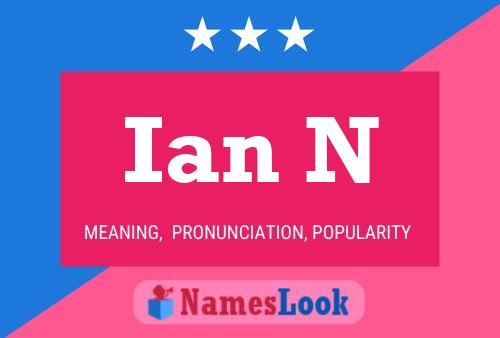 Poster del nome Ian N