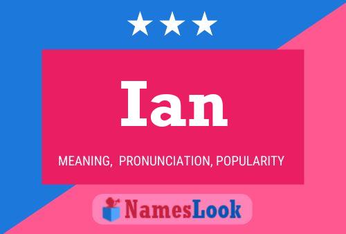 Poster del nome Ian