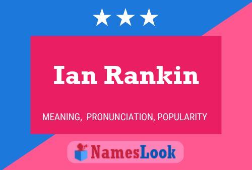 Poster del nome Ian Rankin