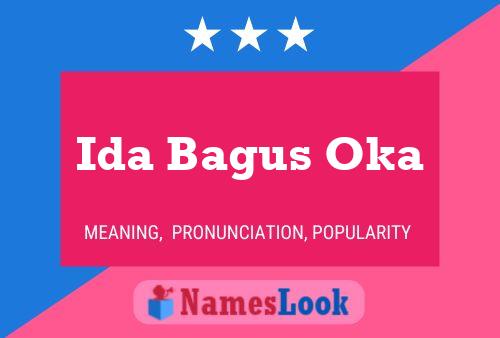 Poster del nome Ida Bagus Oka