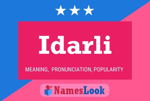 Poster del nome Idarli