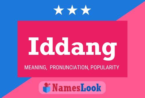 Poster del nome Iddang