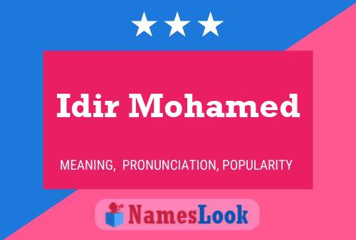 Poster del nome Idir Mohamed