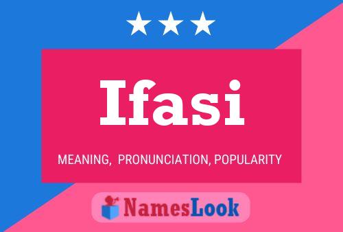 Poster del nome Ifasi