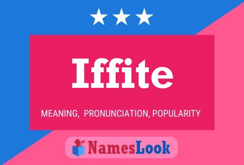 Poster del nome Iffite