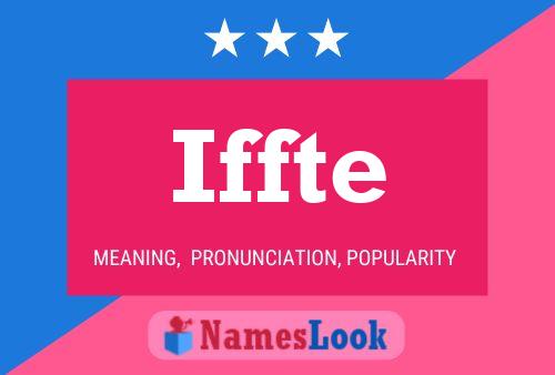 Poster del nome Iffte