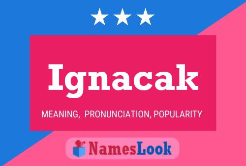 Poster del nome Ignacak