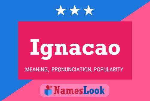 Poster del nome Ignacao