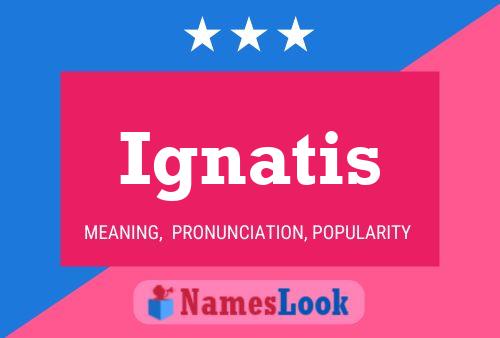 Poster del nome Ignatis