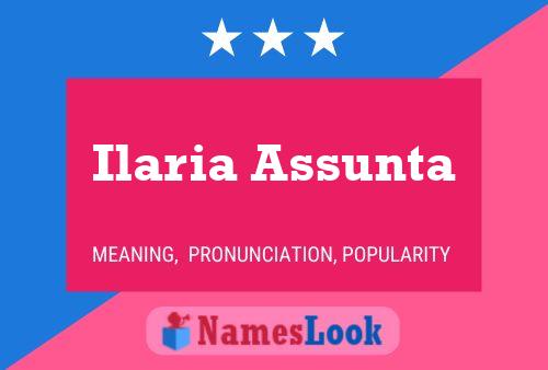 Poster del nome Ilaria Assunta