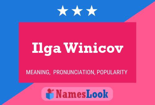 Poster del nome Ilga Winicov