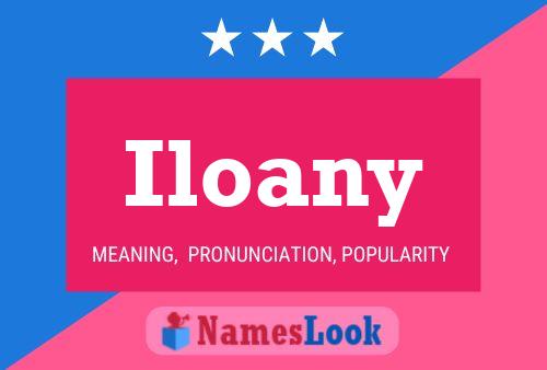 Poster del nome Iloany