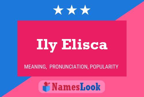 Poster del nome Ily Elisca