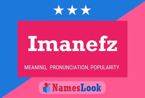 Poster del nome Imanefz