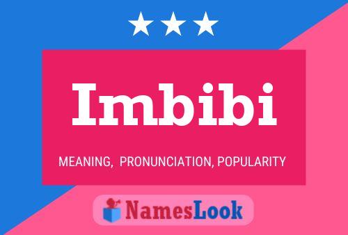 Poster del nome Imbibi