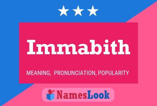 Poster del nome Immabith