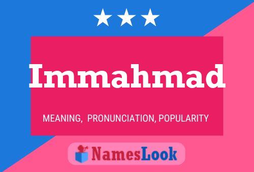 Poster del nome Immahmad