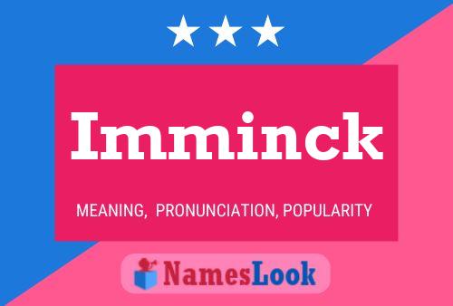 Poster del nome Imminck