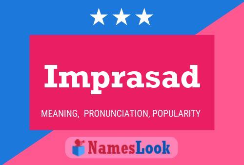 Poster del nome Imprasad