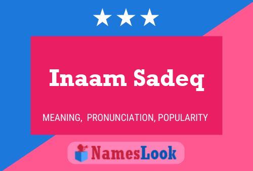 Poster del nome Inaam Sadeq