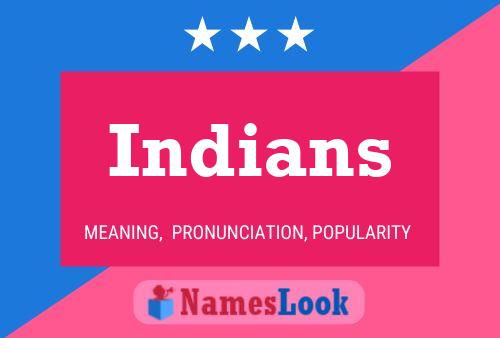 Poster del nome Indians