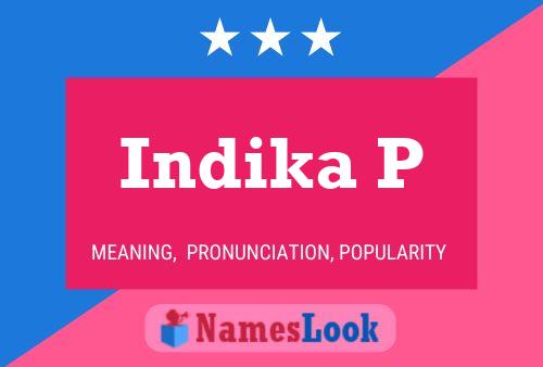 Poster del nome Indika P