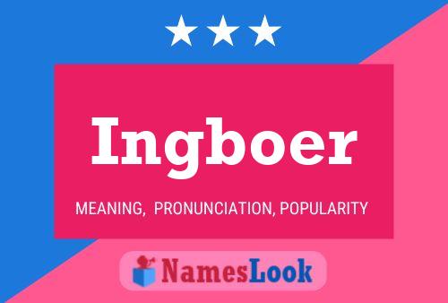 Poster del nome Ingboer