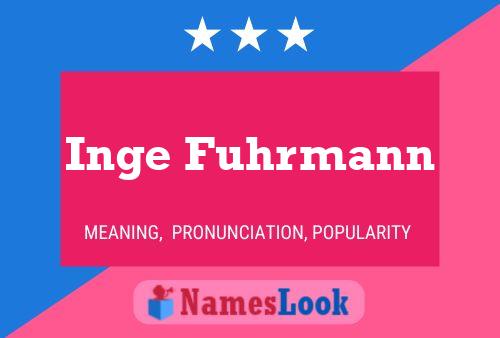 Poster del nome Inge Fuhrmann