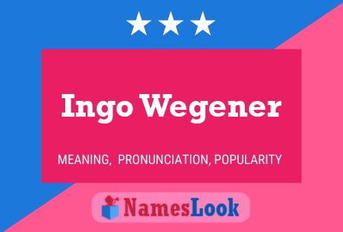 Poster del nome Ingo Wegener